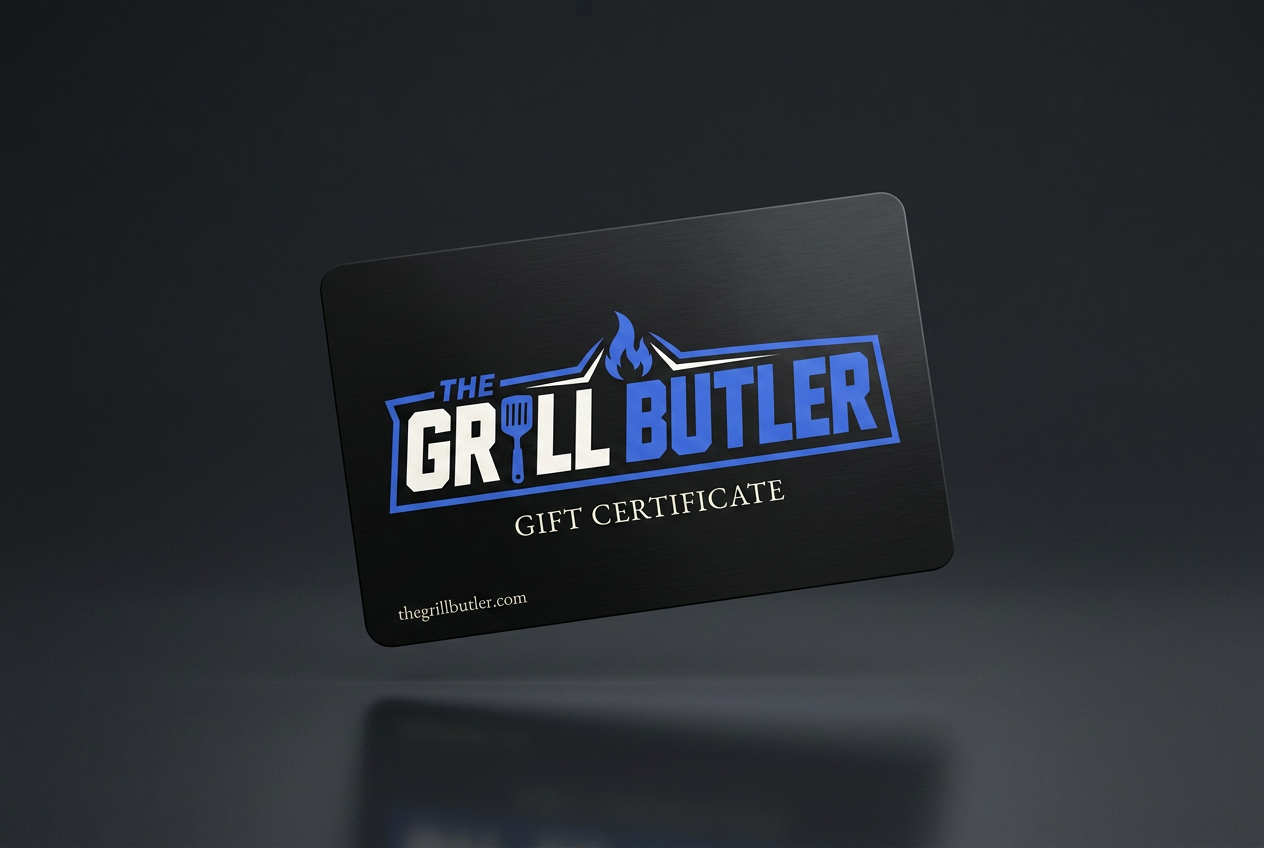 The Grill Butler gift certificate card